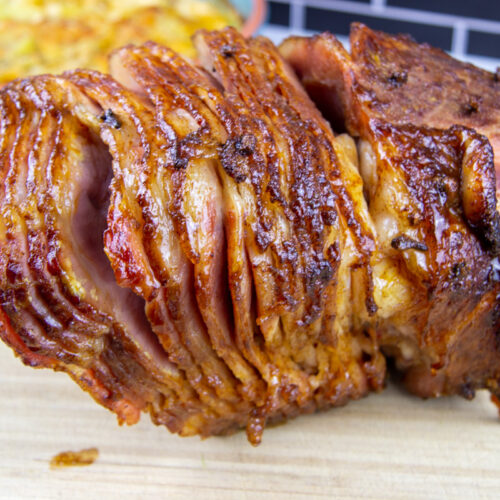 Cooking Spiral Ham (Maple Bourbon Glaze)