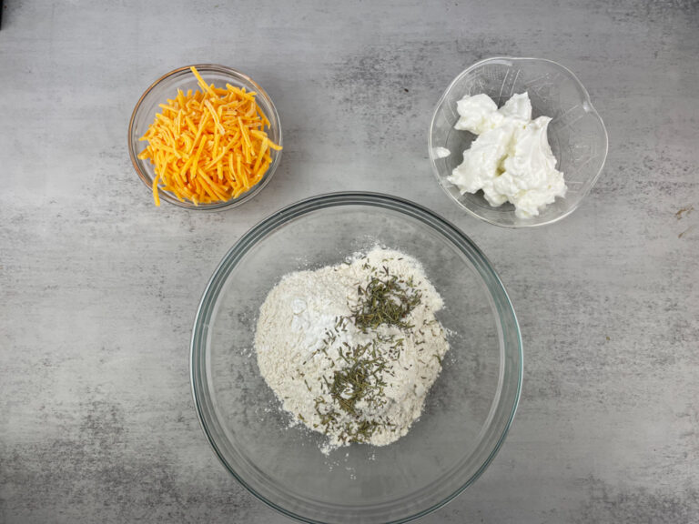 Greek Yogurt Scones with Cheddar and Rosemary