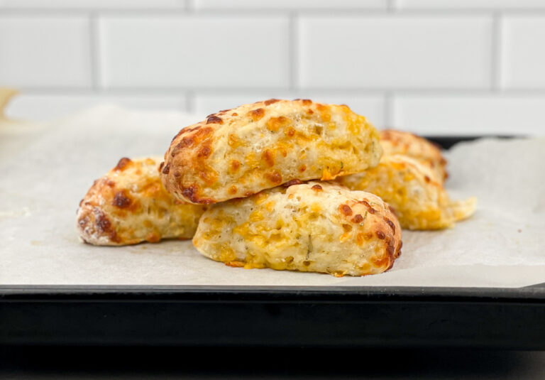 Greek Yogurt Scones with Cheddar and Rosemary