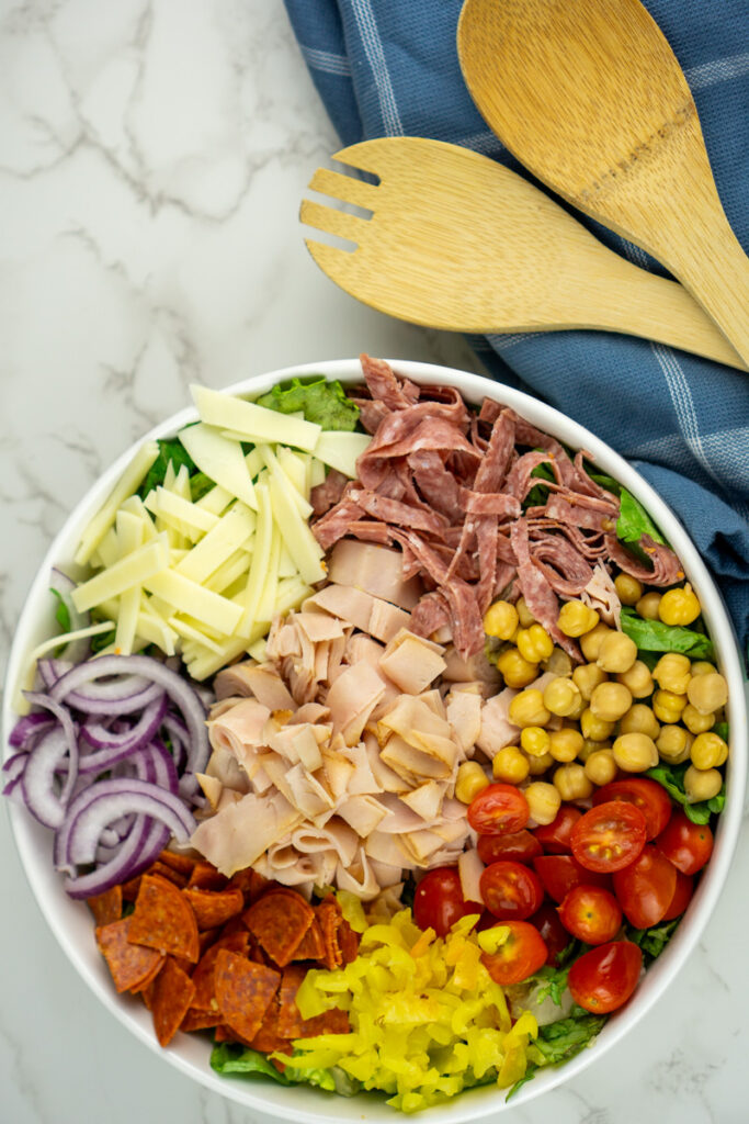 overhead grinder salad