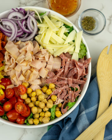 overhead grinder salad horizontal