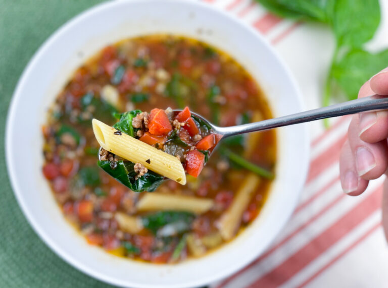 Easy Ground Beef and Spinach Soup Easy Macro Meals