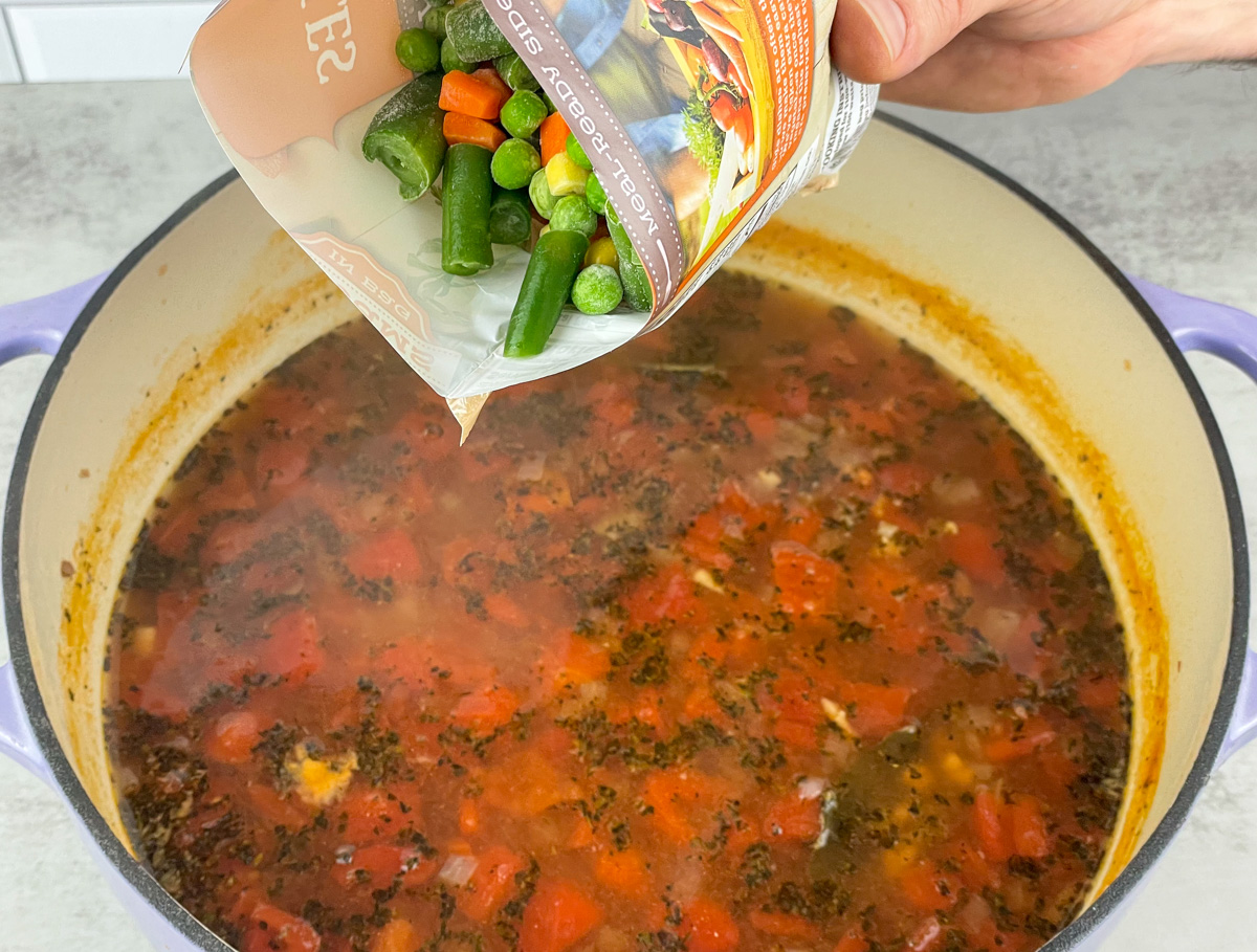 Ground Turkey Soup with Vegetables