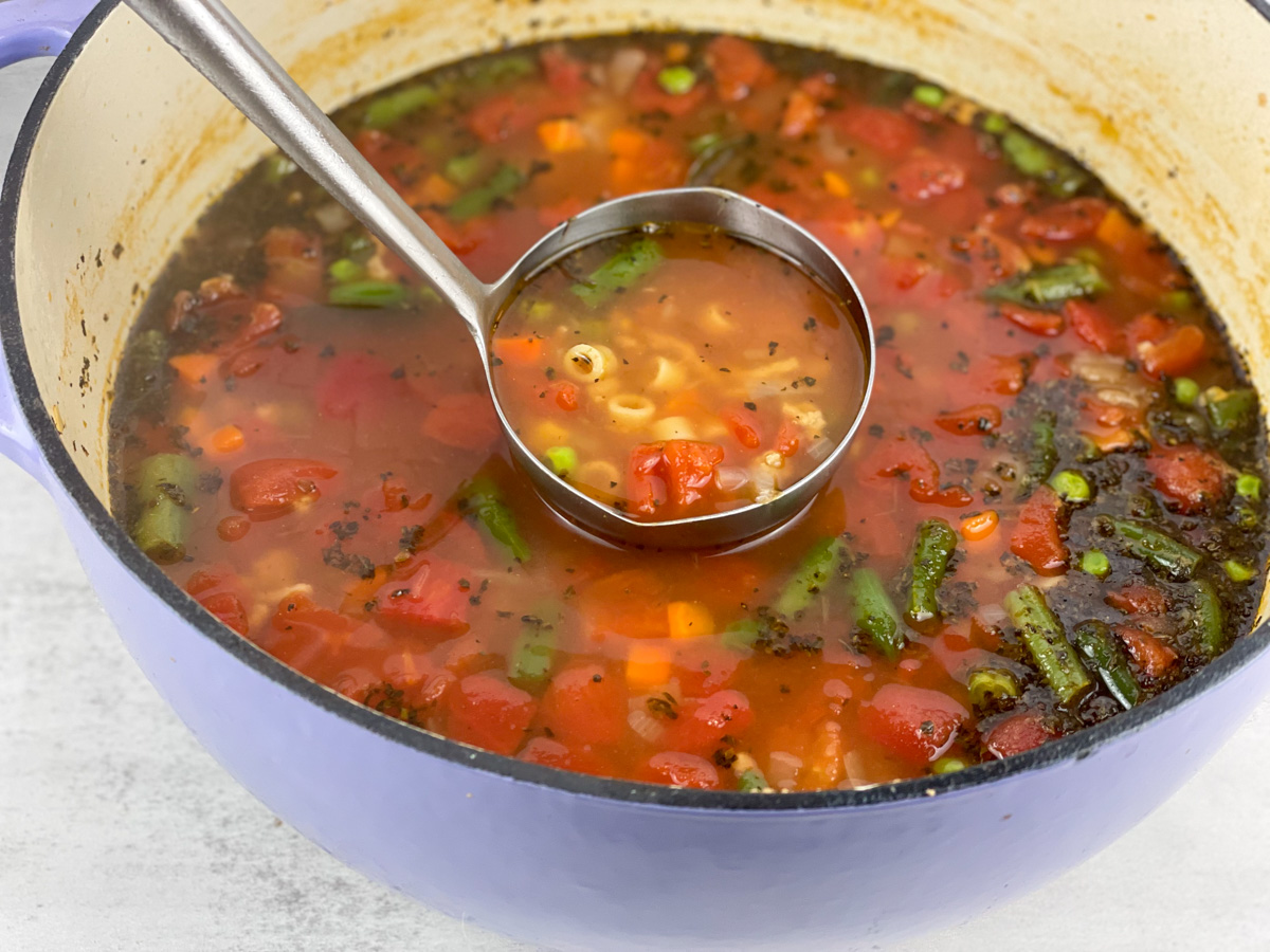 Ground Turkey Soup with Vegetables