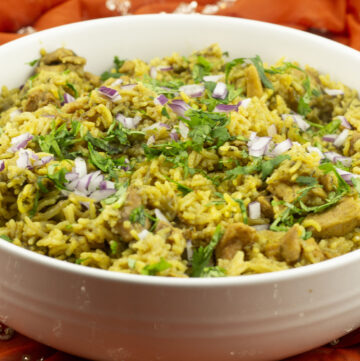 Bowl of Chicken Biryani