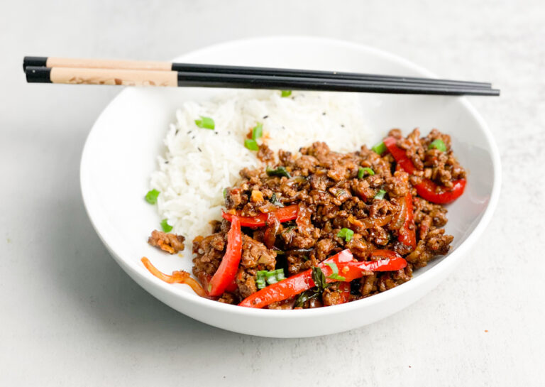 Thai Basil Ground Beef Easy Macro Meals